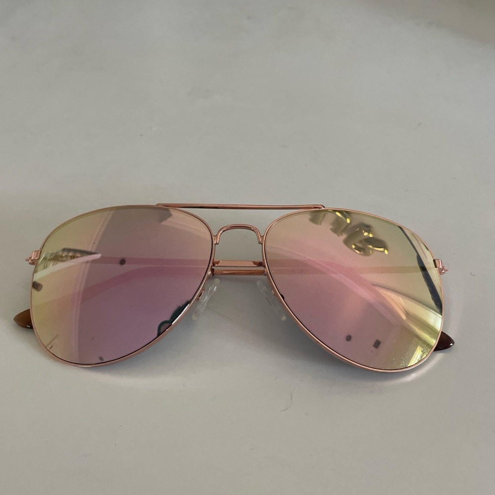 Aerie Pink Aviator Sunglasses
